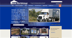 Desktop Screenshot of eriematerials.com